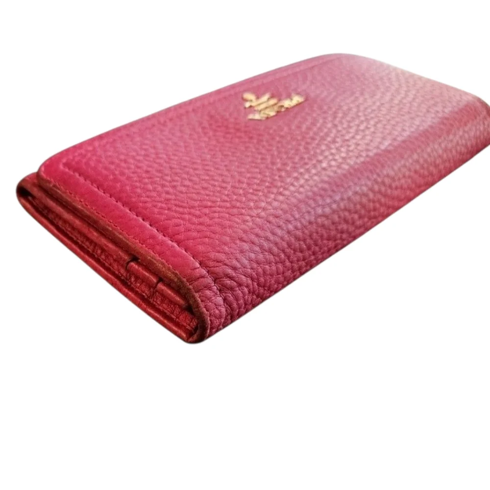 Prada Large Saffiano Leather Wallet